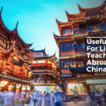street level shot of a street in china where you can access this list of apps for living and teaching abroad in china